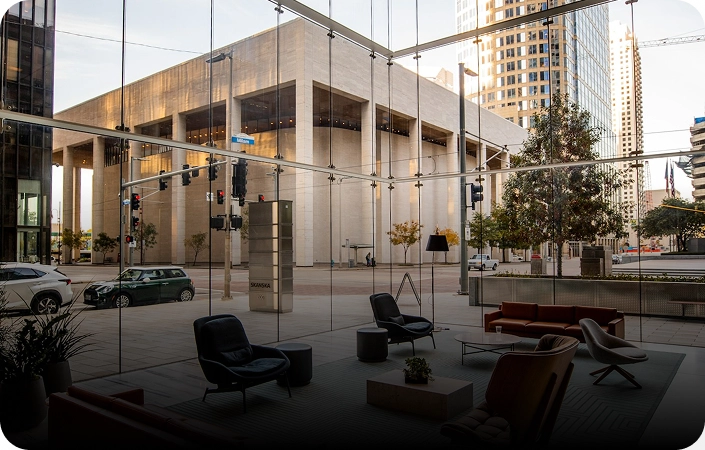 Grand Double-Height Entrance Lobby that welcomes you in style